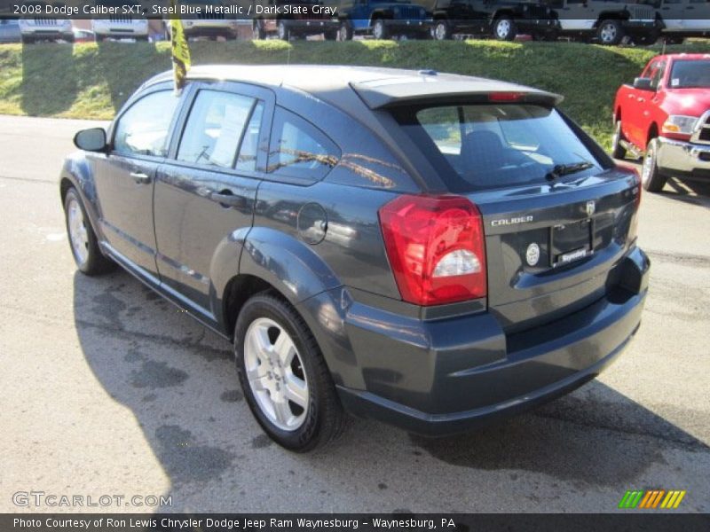 Steel Blue Metallic / Dark Slate Gray 2008 Dodge Caliber SXT