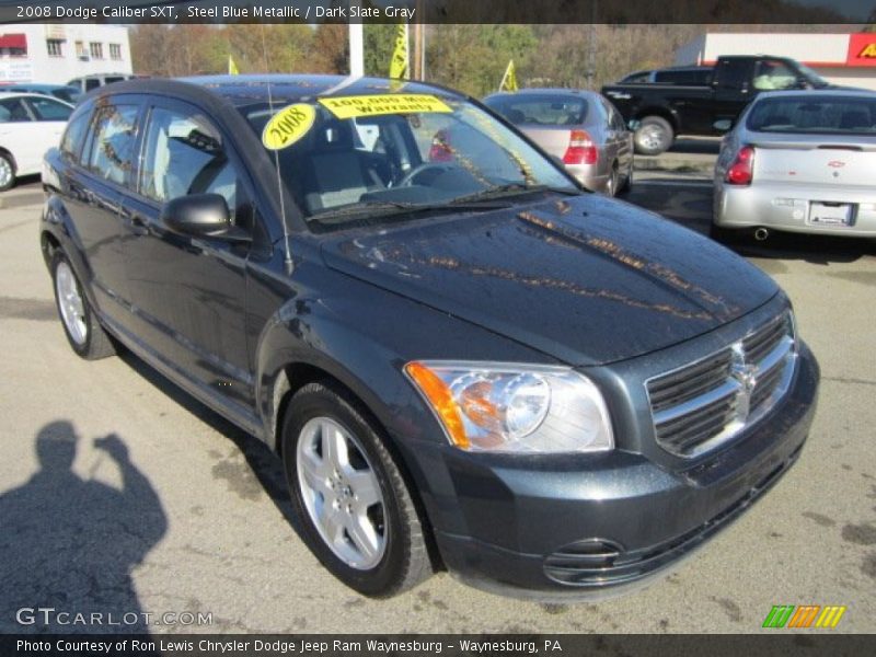 Steel Blue Metallic / Dark Slate Gray 2008 Dodge Caliber SXT