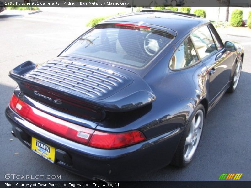 Midnight Blue Metallic / Classic Grey 1996 Porsche 911 Carrera 4S