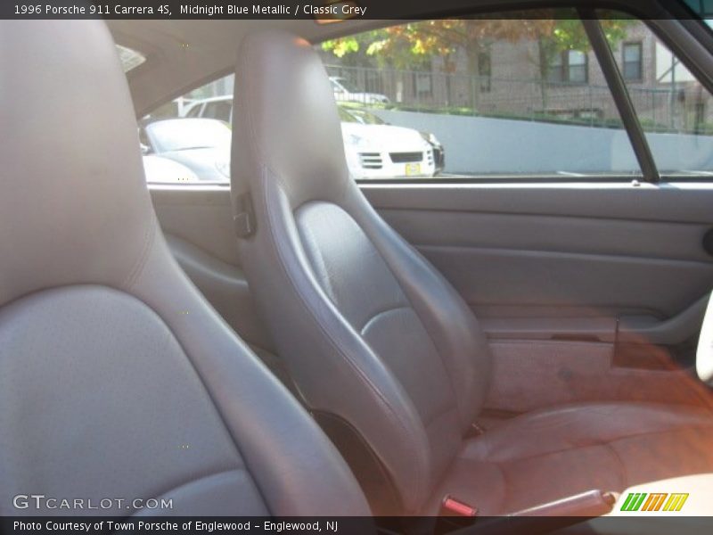 Midnight Blue Metallic / Classic Grey 1996 Porsche 911 Carrera 4S