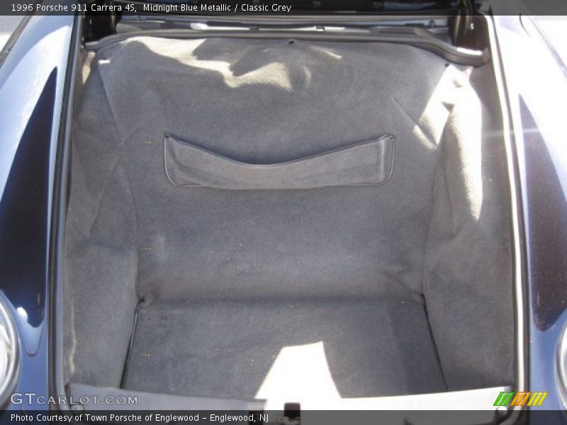 Midnight Blue Metallic / Classic Grey 1996 Porsche 911 Carrera 4S