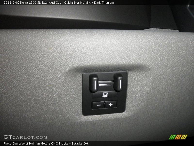 Quicksilver Metallic / Dark Titanium 2012 GMC Sierra 1500 SL Extended Cab