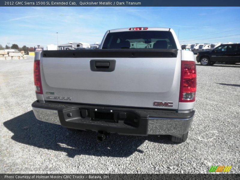 Quicksilver Metallic / Dark Titanium 2012 GMC Sierra 1500 SL Extended Cab