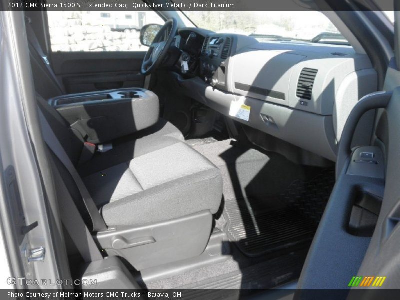 Quicksilver Metallic / Dark Titanium 2012 GMC Sierra 1500 SL Extended Cab