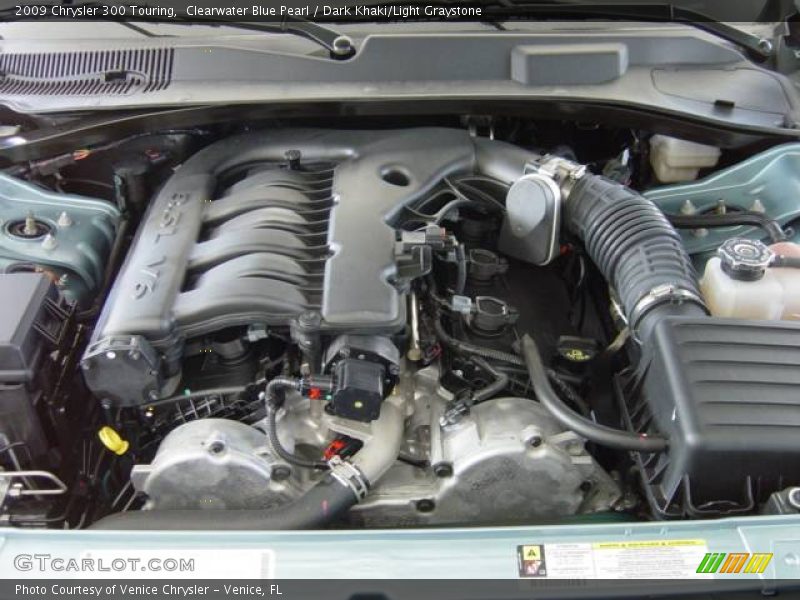 Clearwater Blue Pearl / Dark Khaki/Light Graystone 2009 Chrysler 300 Touring