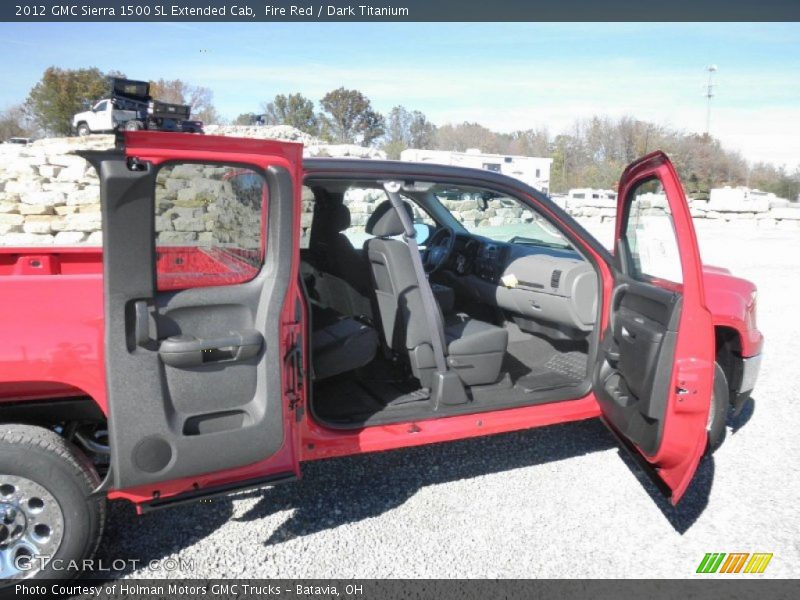 Fire Red / Dark Titanium 2012 GMC Sierra 1500 SL Extended Cab