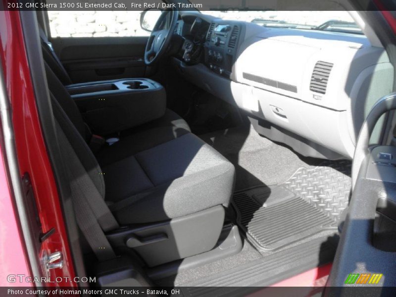 Fire Red / Dark Titanium 2012 GMC Sierra 1500 SL Extended Cab