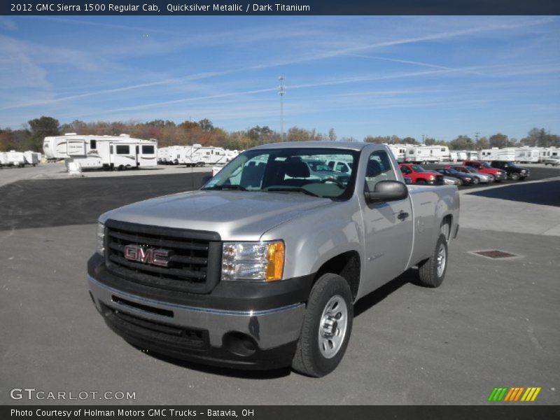 Quicksilver Metallic / Dark Titanium 2012 GMC Sierra 1500 Regular Cab