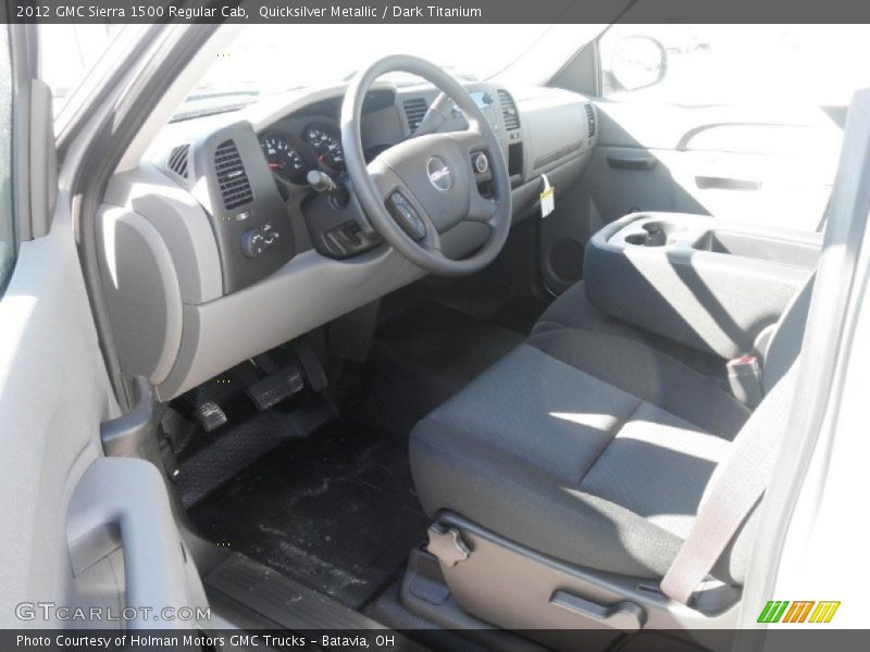 Quicksilver Metallic / Dark Titanium 2012 GMC Sierra 1500 Regular Cab