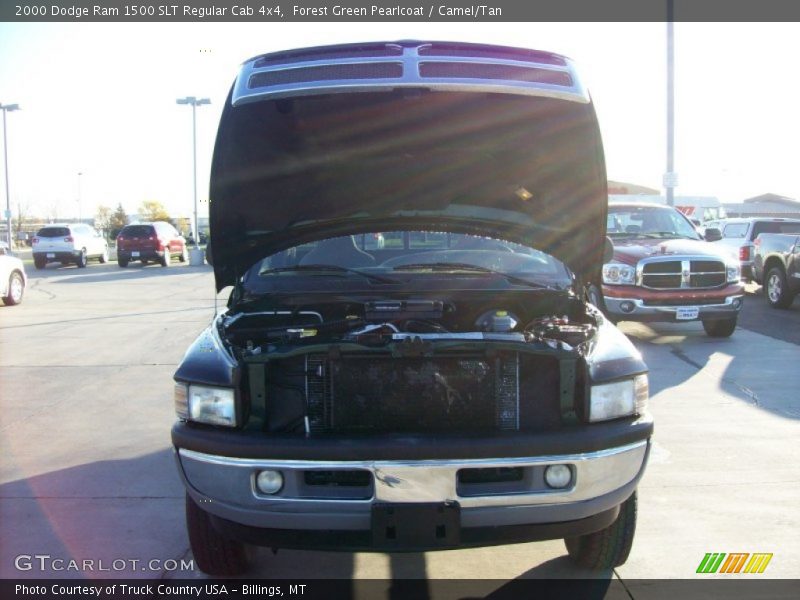 Forest Green Pearlcoat / Camel/Tan 2000 Dodge Ram 1500 SLT Regular Cab 4x4