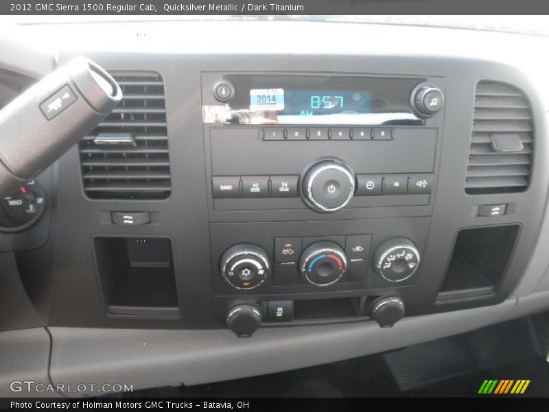 Quicksilver Metallic / Dark Titanium 2012 GMC Sierra 1500 Regular Cab
