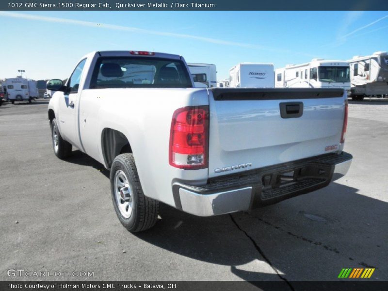 Quicksilver Metallic / Dark Titanium 2012 GMC Sierra 1500 Regular Cab