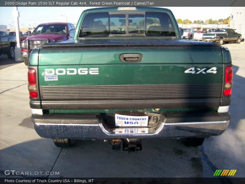 Forest Green Pearlcoat / Camel/Tan 2000 Dodge Ram 1500 SLT Regular Cab 4x4