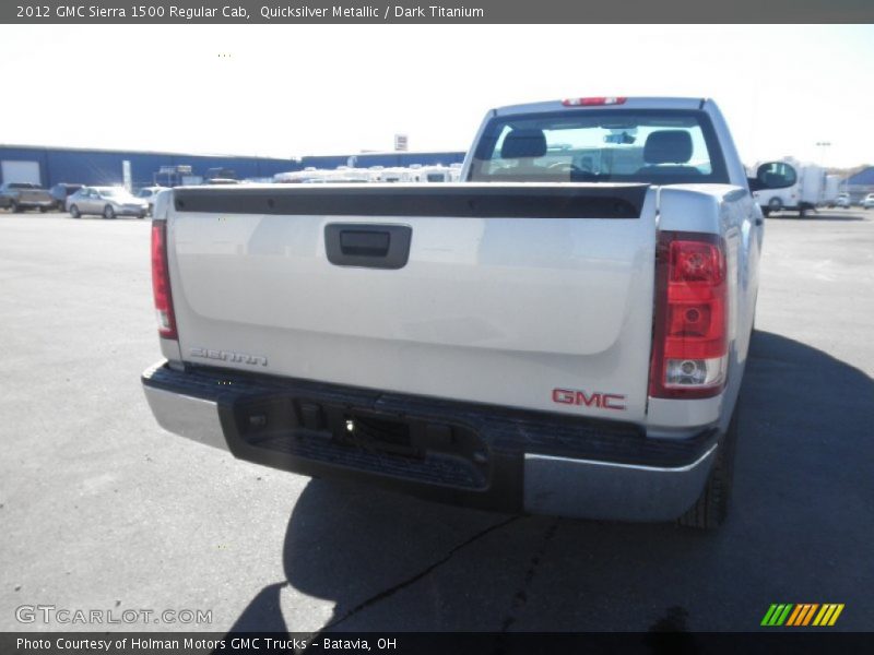 Quicksilver Metallic / Dark Titanium 2012 GMC Sierra 1500 Regular Cab