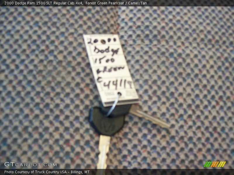 Keys of 2000 Ram 1500 SLT Regular Cab 4x4