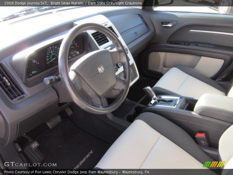 Bright Silver Metallic / Dark Slate Gray/Light Graystone 2009 Dodge Journey SXT