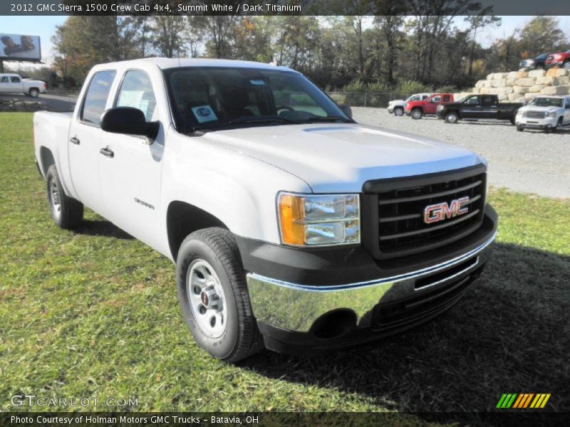 Summit White / Dark Titanium 2012 GMC Sierra 1500 Crew Cab 4x4