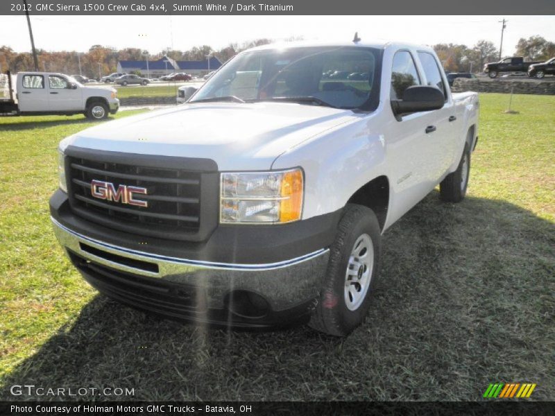 Summit White / Dark Titanium 2012 GMC Sierra 1500 Crew Cab 4x4