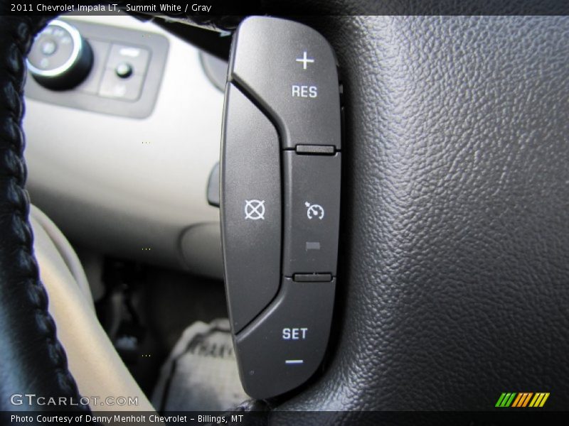 Summit White / Gray 2011 Chevrolet Impala LT