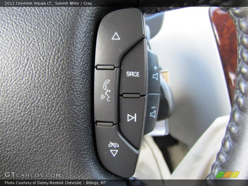 Summit White / Gray 2011 Chevrolet Impala LT