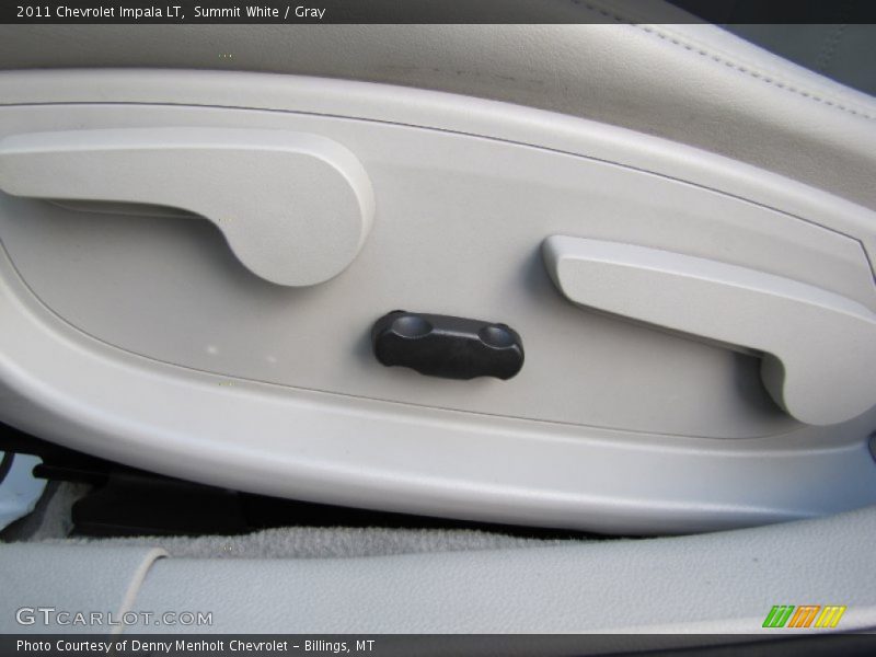 Summit White / Gray 2011 Chevrolet Impala LT