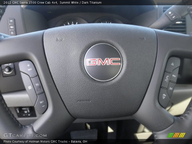 Summit White / Dark Titanium 2012 GMC Sierra 1500 Crew Cab 4x4
