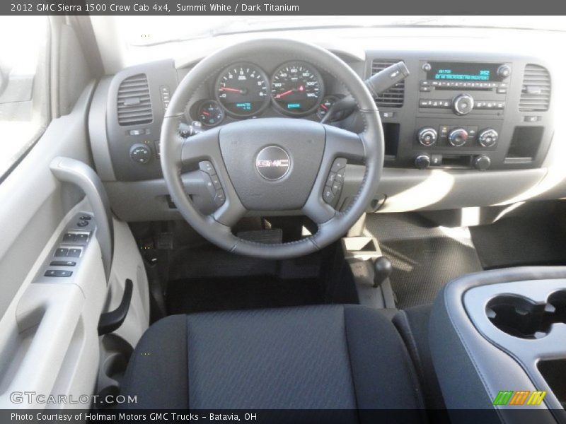 Summit White / Dark Titanium 2012 GMC Sierra 1500 Crew Cab 4x4