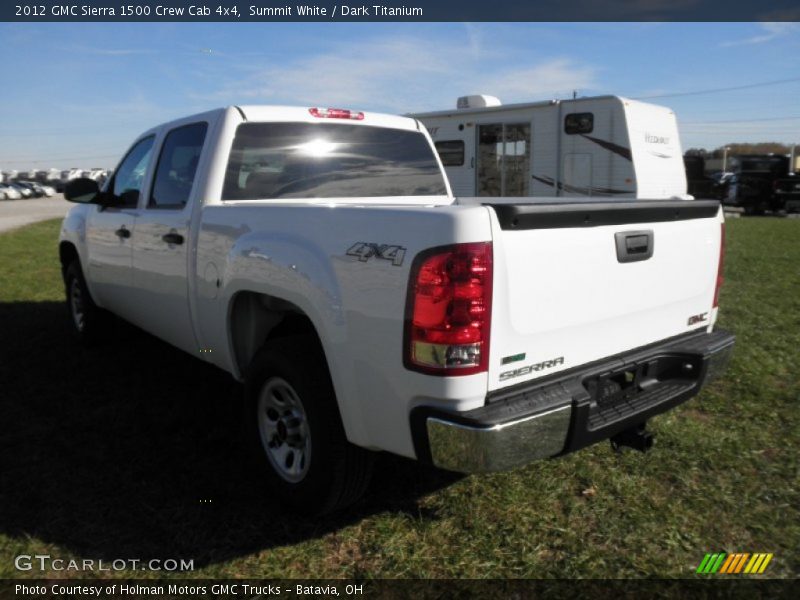 Summit White / Dark Titanium 2012 GMC Sierra 1500 Crew Cab 4x4