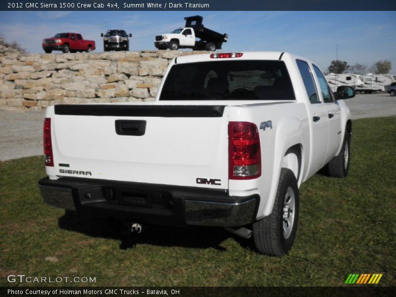 Summit White / Dark Titanium 2012 GMC Sierra 1500 Crew Cab 4x4