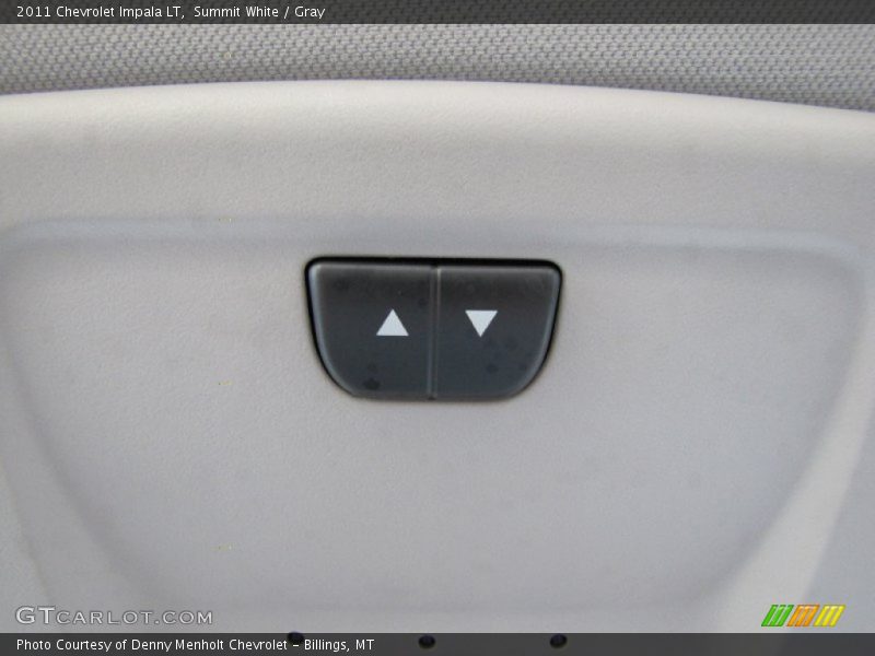 Summit White / Gray 2011 Chevrolet Impala LT