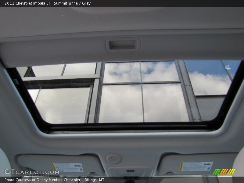 Summit White / Gray 2011 Chevrolet Impala LT