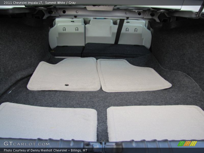 Summit White / Gray 2011 Chevrolet Impala LT