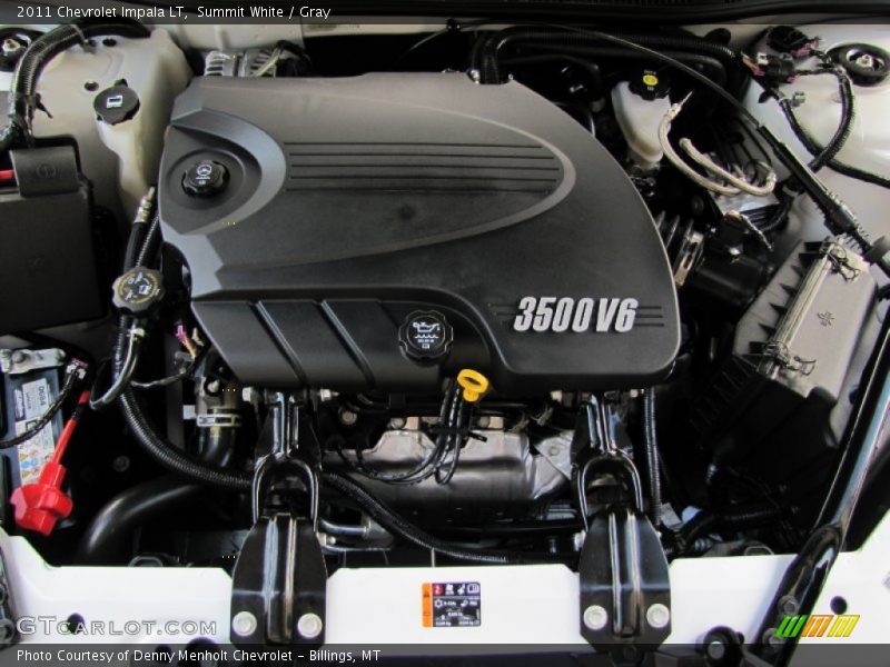 Summit White / Gray 2011 Chevrolet Impala LT