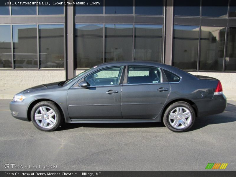 Cyber Gray Metallic / Ebony 2011 Chevrolet Impala LT