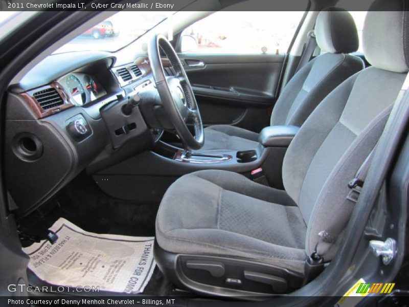 Cyber Gray Metallic / Ebony 2011 Chevrolet Impala LT