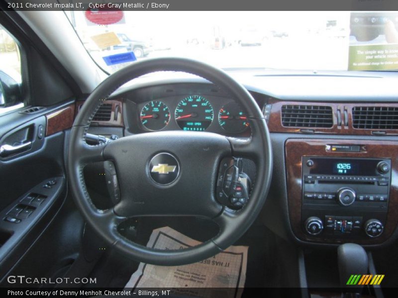 Cyber Gray Metallic / Ebony 2011 Chevrolet Impala LT