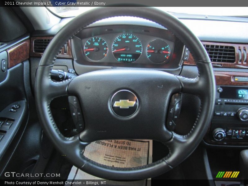 Cyber Gray Metallic / Ebony 2011 Chevrolet Impala LT