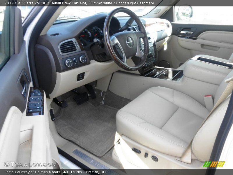  2012 Sierra 2500HD Denali Crew Cab 4x4 Cocoa/Light Cashmere Interior