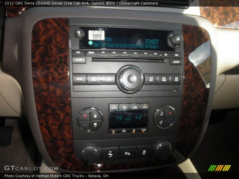 Summit White / Cocoa/Light Cashmere 2012 GMC Sierra 2500HD Denali Crew Cab 4x4