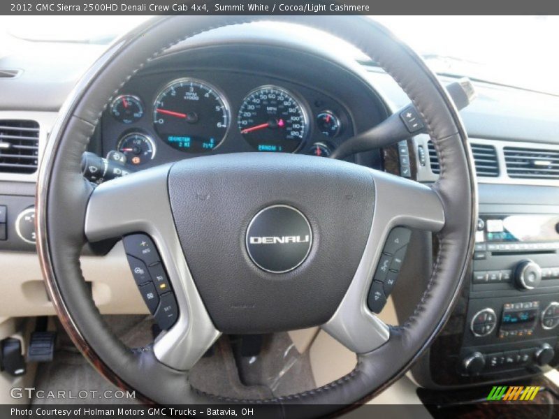  2012 Sierra 2500HD Denali Crew Cab 4x4 Steering Wheel