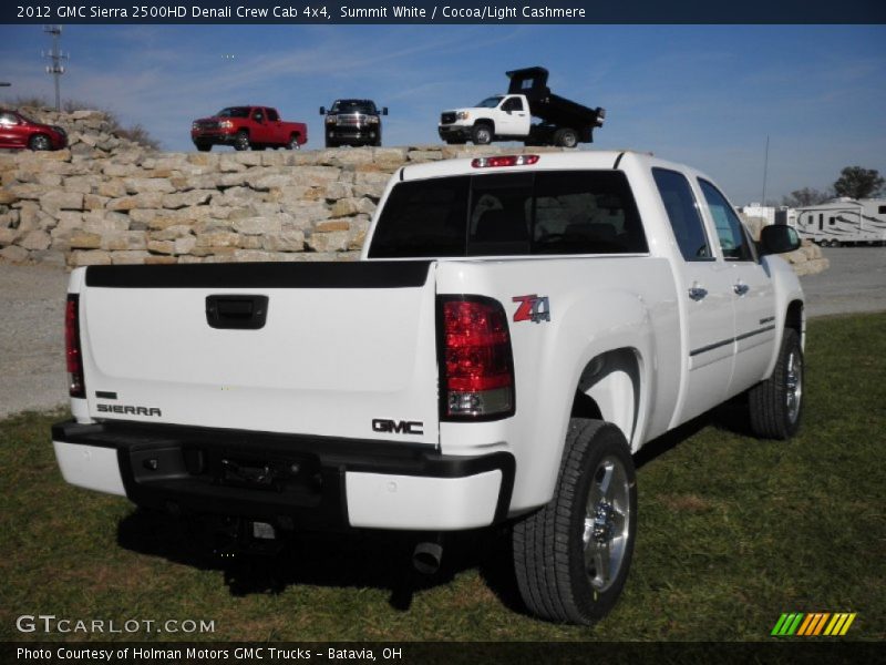 Summit White / Cocoa/Light Cashmere 2012 GMC Sierra 2500HD Denali Crew Cab 4x4