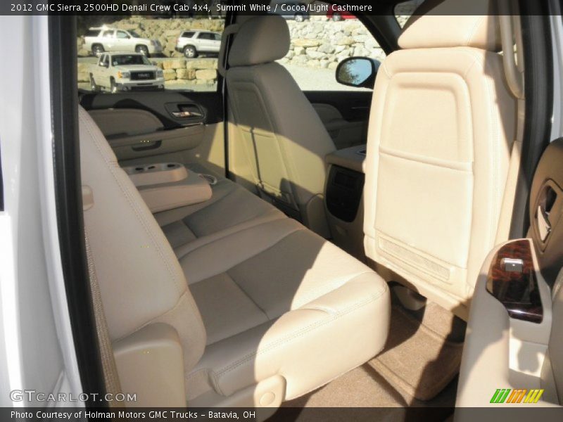 Summit White / Cocoa/Light Cashmere 2012 GMC Sierra 2500HD Denali Crew Cab 4x4