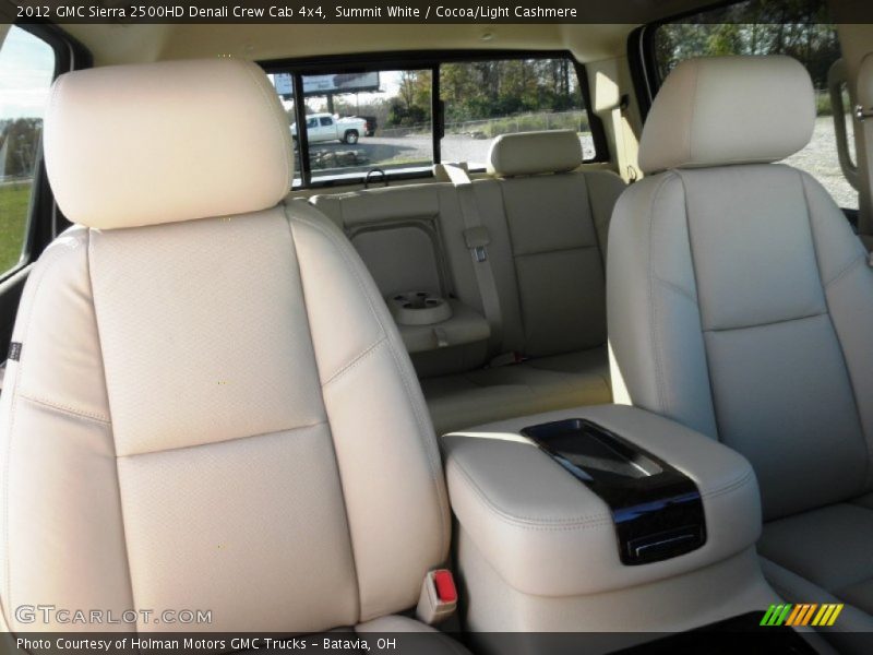  2012 Sierra 2500HD Denali Crew Cab 4x4 Cocoa/Light Cashmere Interior
