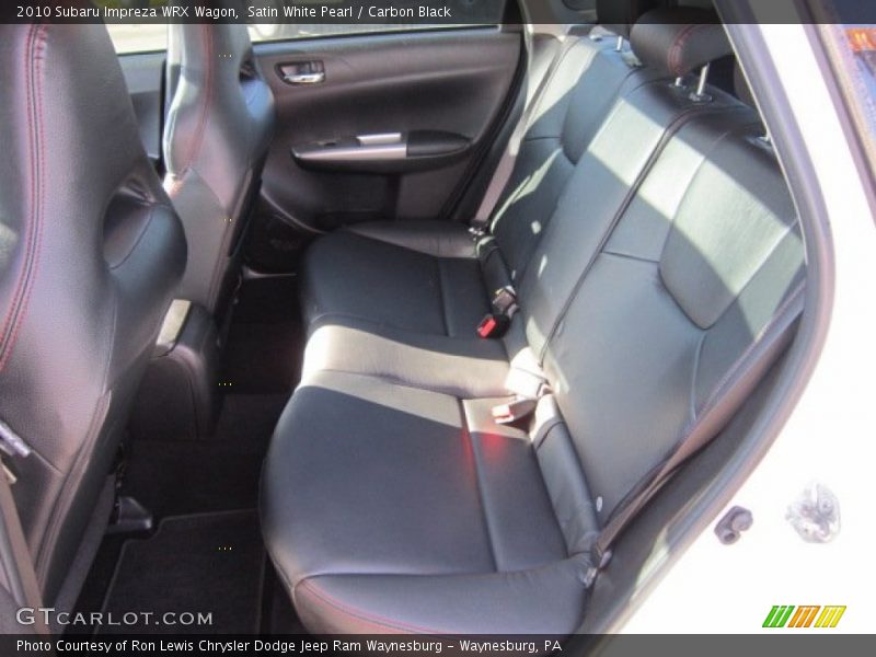 Satin White Pearl / Carbon Black 2010 Subaru Impreza WRX Wagon