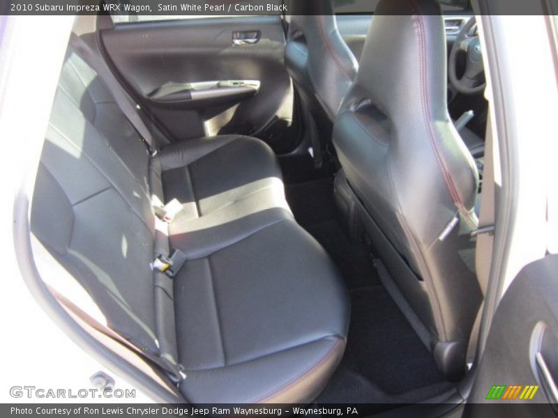  2010 Impreza WRX Wagon Carbon Black Interior