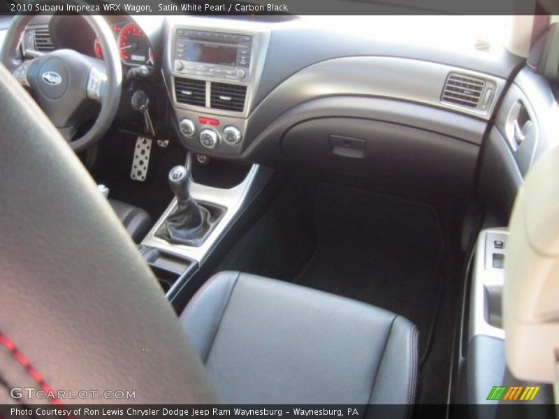 Satin White Pearl / Carbon Black 2010 Subaru Impreza WRX Wagon