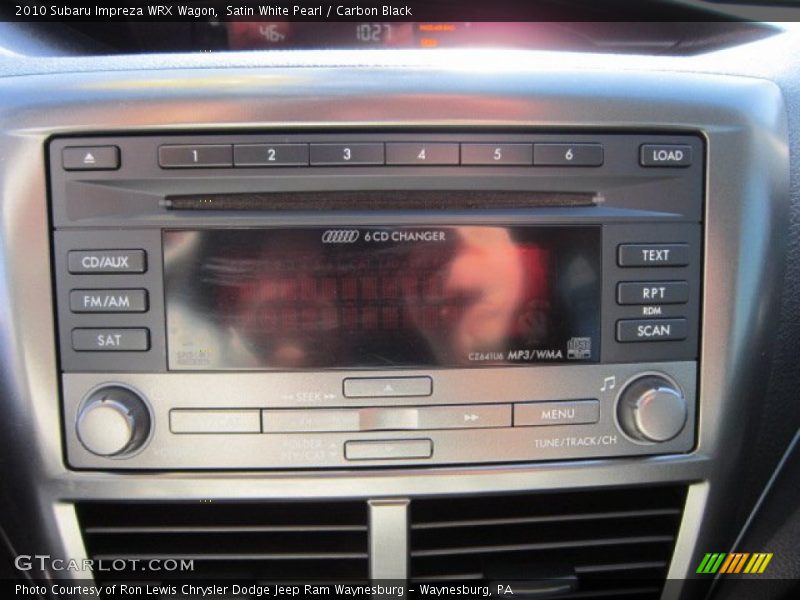 Audio System of 2010 Impreza WRX Wagon