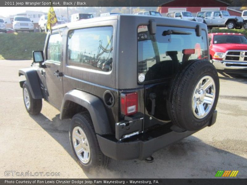 Black / Black 2011 Jeep Wrangler Sport 4x4