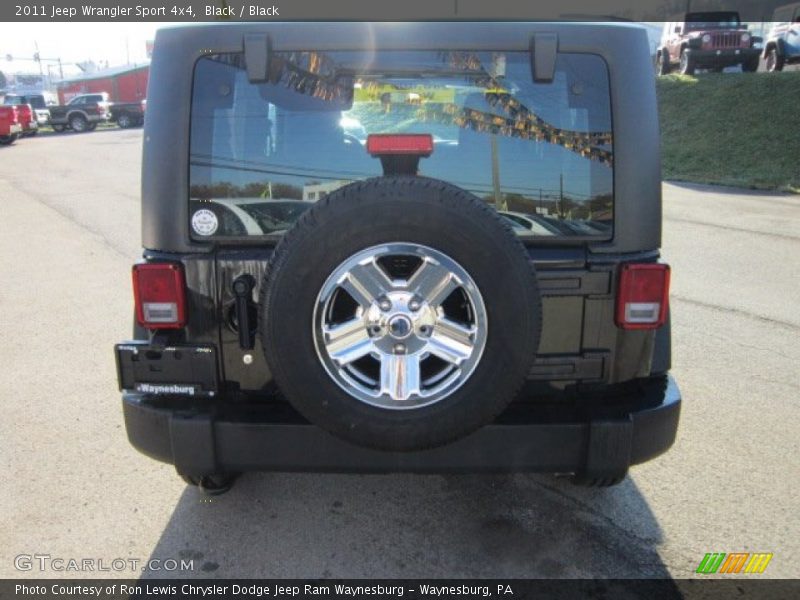 Black / Black 2011 Jeep Wrangler Sport 4x4