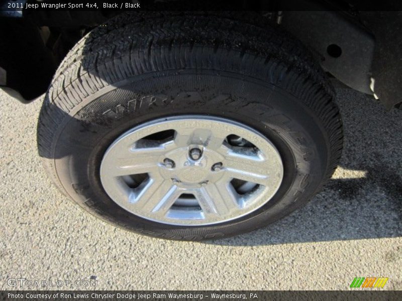 Black / Black 2011 Jeep Wrangler Sport 4x4